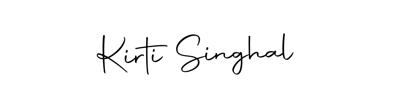 How to make Kirti Singhal name signature. Use Autography-DOLnW style for creating short signs online. This is the latest handwritten sign. Kirti Singhal signature style 10 images and pictures png