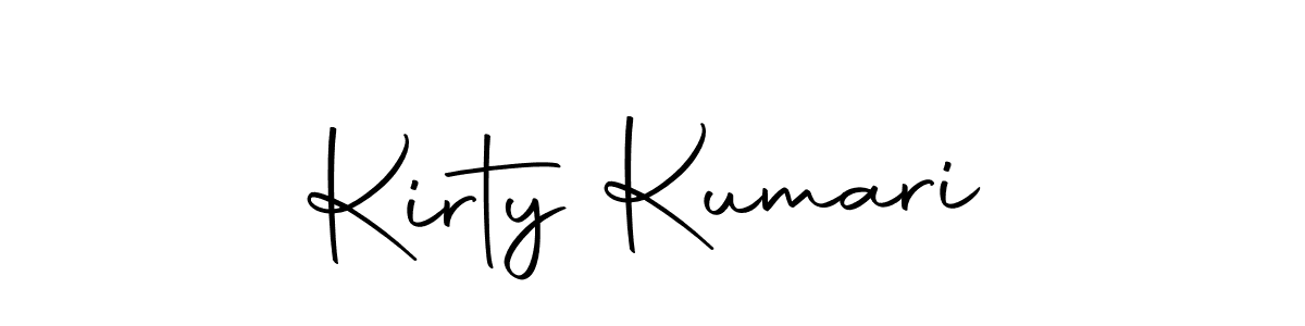 Make a beautiful signature design for name Kirty Kumari. With this signature (Autography-DOLnW) style, you can create a handwritten signature for free. Kirty Kumari signature style 10 images and pictures png