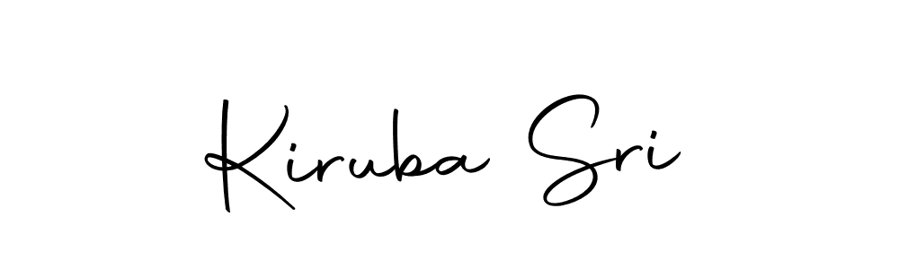 How to make Kiruba Sri signature? Autography-DOLnW is a professional autograph style. Create handwritten signature for Kiruba Sri name. Kiruba Sri signature style 10 images and pictures png