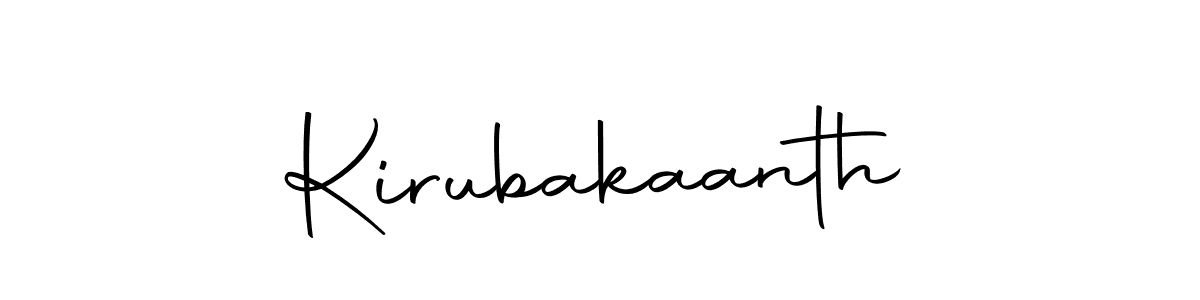 Also we have Kirubakaanth name is the best signature style. Create professional handwritten signature collection using Autography-DOLnW autograph style. Kirubakaanth signature style 10 images and pictures png