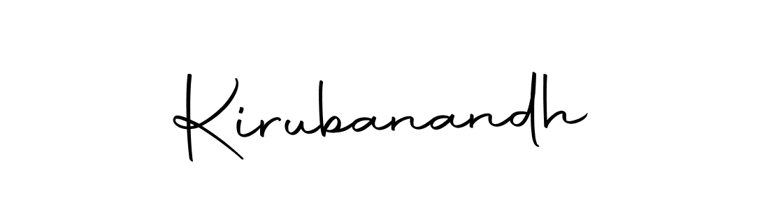 Make a beautiful signature design for name Kirubanandh. Use this online signature maker to create a handwritten signature for free. Kirubanandh signature style 10 images and pictures png