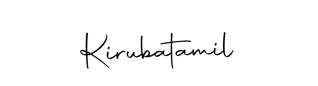 Here are the top 10 professional signature styles for the name Kirubatamil. These are the best autograph styles you can use for your name. Kirubatamil signature style 10 images and pictures png