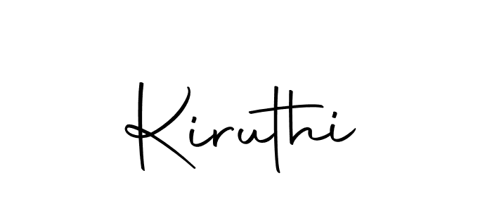 Use a signature maker to create a handwritten signature online. With this signature software, you can design (Autography-DOLnW) your own signature for name Kiruthi. Kiruthi signature style 10 images and pictures png