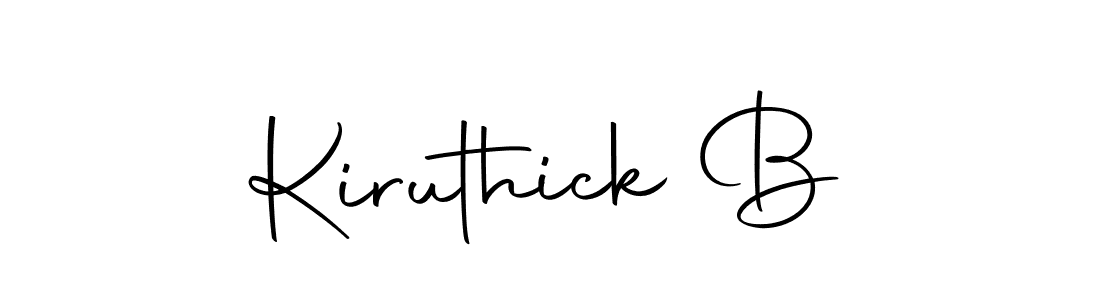 Once you've used our free online signature maker to create your best signature Autography-DOLnW style, it's time to enjoy all of the benefits that Kiruthick B name signing documents. Kiruthick B signature style 10 images and pictures png