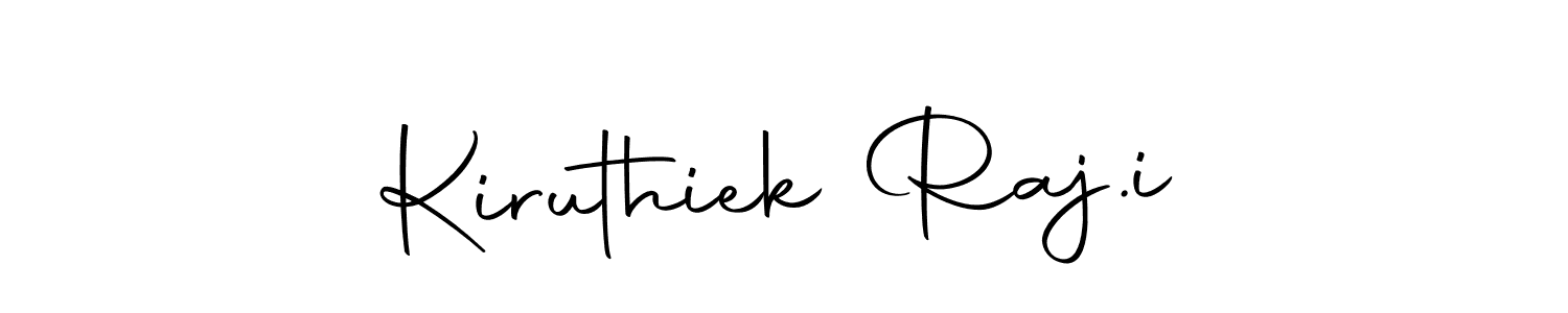 if you are searching for the best signature style for your name Kiruthiek Raj.i. so please give up your signature search. here we have designed multiple signature styles  using Autography-DOLnW. Kiruthiek Raj.i signature style 10 images and pictures png