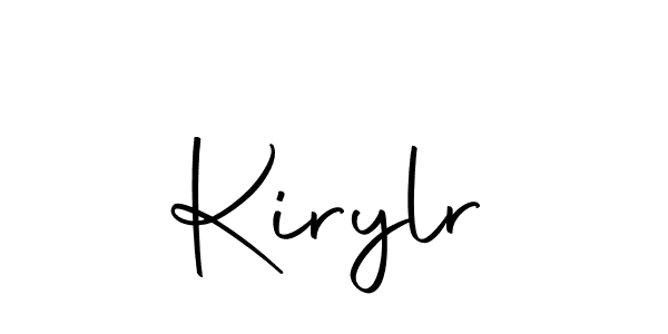 if you are searching for the best signature style for your name Kirylr. so please give up your signature search. here we have designed multiple signature styles  using Autography-DOLnW. Kirylr signature style 10 images and pictures png