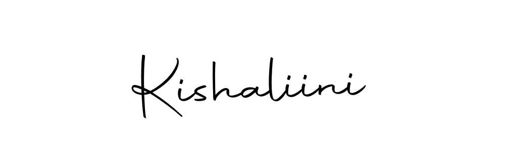 How to make Kishaliini signature? Autography-DOLnW is a professional autograph style. Create handwritten signature for Kishaliini name. Kishaliini signature style 10 images and pictures png