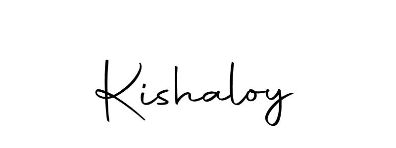 Design your own signature with our free online signature maker. With this signature software, you can create a handwritten (Autography-DOLnW) signature for name Kishaloy. Kishaloy signature style 10 images and pictures png