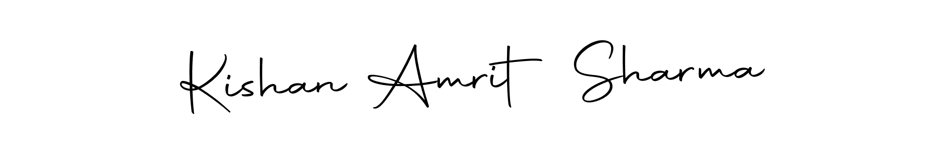 How to make Kishan Amrit Sharma signature? Autography-DOLnW is a professional autograph style. Create handwritten signature for Kishan Amrit Sharma name. Kishan Amrit Sharma signature style 10 images and pictures png