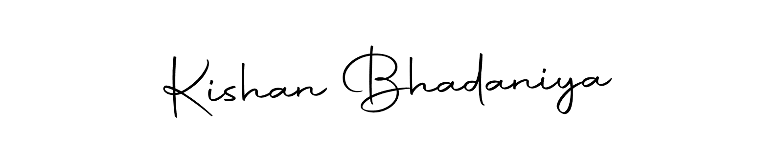 Also we have Kishan Bhadaniya name is the best signature style. Create professional handwritten signature collection using Autography-DOLnW autograph style. Kishan Bhadaniya signature style 10 images and pictures png
