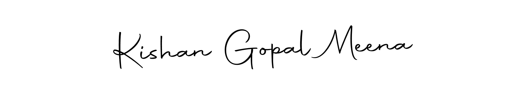 Create a beautiful signature design for name Kishan Gopal Meena. With this signature (Autography-DOLnW) fonts, you can make a handwritten signature for free. Kishan Gopal Meena signature style 10 images and pictures png