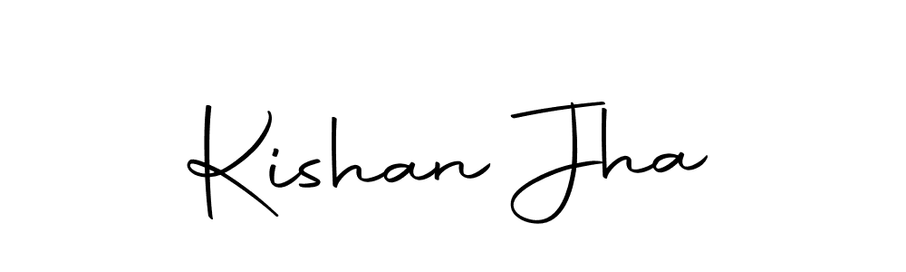 Design your own signature with our free online signature maker. With this signature software, you can create a handwritten (Autography-DOLnW) signature for name Kishan Jha. Kishan Jha signature style 10 images and pictures png