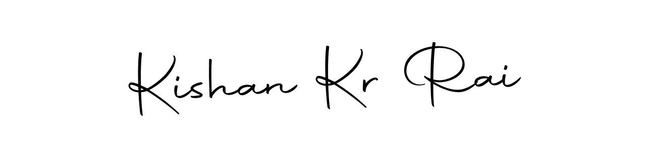 Create a beautiful signature design for name Kishan Kr Rai. With this signature (Autography-DOLnW) fonts, you can make a handwritten signature for free. Kishan Kr Rai signature style 10 images and pictures png