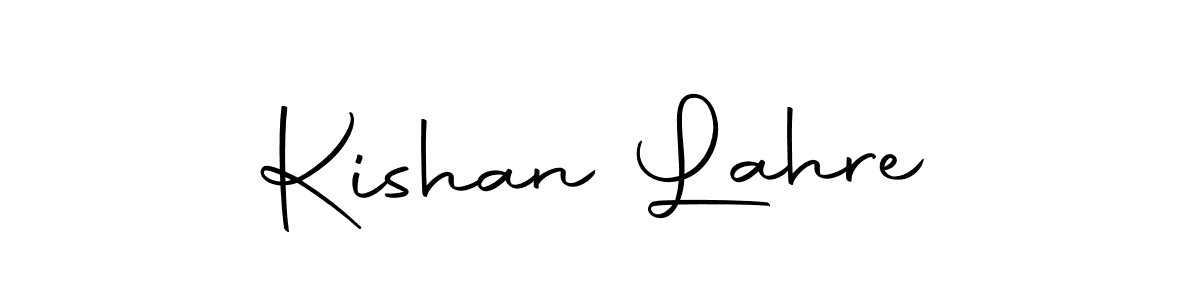 Use a signature maker to create a handwritten signature online. With this signature software, you can design (Autography-DOLnW) your own signature for name Kishan Lahre. Kishan Lahre signature style 10 images and pictures png