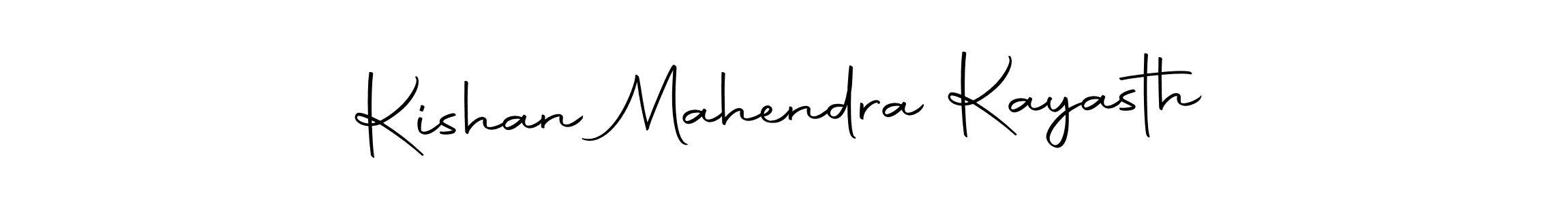 Design your own signature with our free online signature maker. With this signature software, you can create a handwritten (Autography-DOLnW) signature for name Kishan Mahendra Kayasth. Kishan Mahendra Kayasth signature style 10 images and pictures png