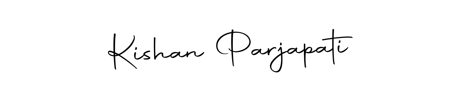 Make a short Kishan Parjapati signature style. Manage your documents anywhere anytime using Autography-DOLnW. Create and add eSignatures, submit forms, share and send files easily. Kishan Parjapati signature style 10 images and pictures png