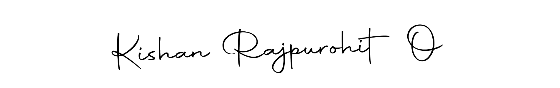 Here are the top 10 professional signature styles for the name Kishan Rajpurohit O. These are the best autograph styles you can use for your name. Kishan Rajpurohit O signature style 10 images and pictures png