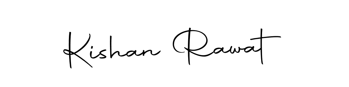 How to make Kishan Rawat name signature. Use Autography-DOLnW style for creating short signs online. This is the latest handwritten sign. Kishan Rawat signature style 10 images and pictures png