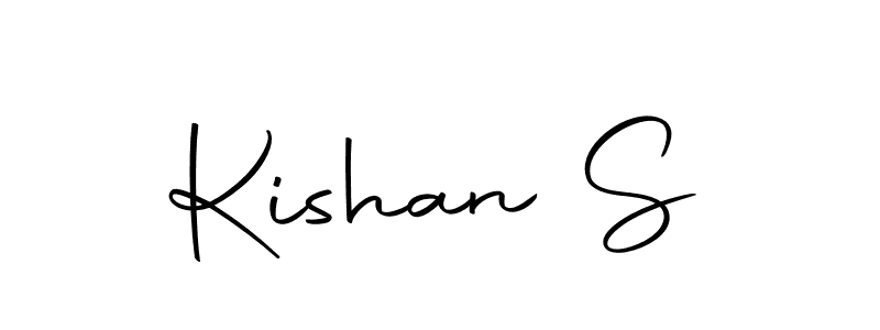 You can use this online signature creator to create a handwritten signature for the name Kishan S. This is the best online autograph maker. Kishan S signature style 10 images and pictures png