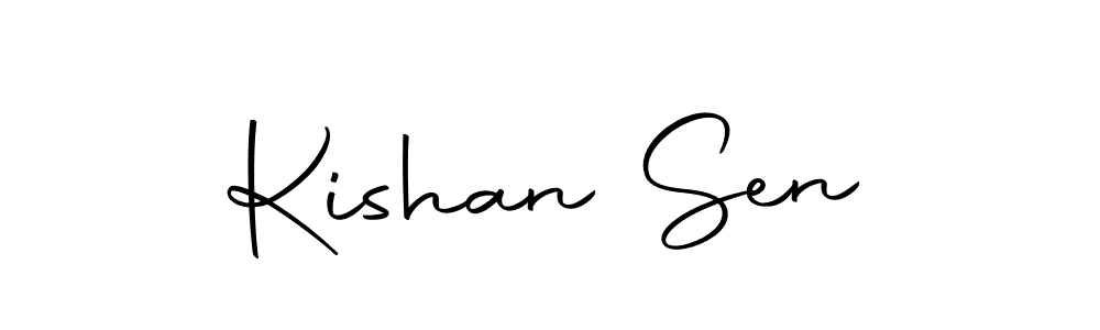 Make a beautiful signature design for name Kishan Sen. With this signature (Autography-DOLnW) style, you can create a handwritten signature for free. Kishan Sen signature style 10 images and pictures png