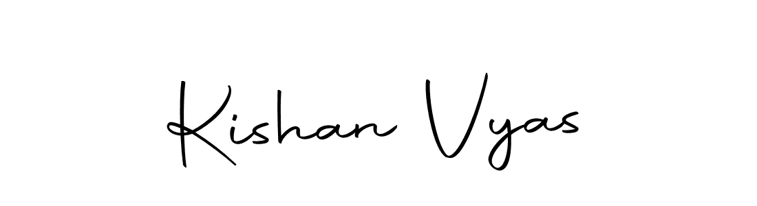 Also we have Kishan Vyas name is the best signature style. Create professional handwritten signature collection using Autography-DOLnW autograph style. Kishan Vyas signature style 10 images and pictures png