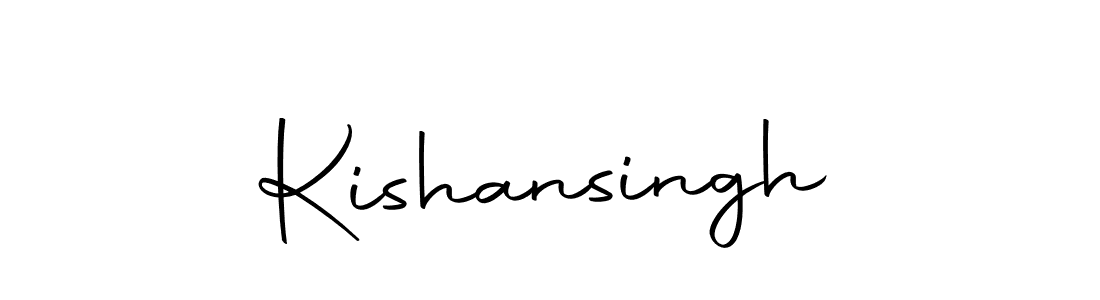 Design your own signature with our free online signature maker. With this signature software, you can create a handwritten (Autography-DOLnW) signature for name Kishansingh. Kishansingh signature style 10 images and pictures png