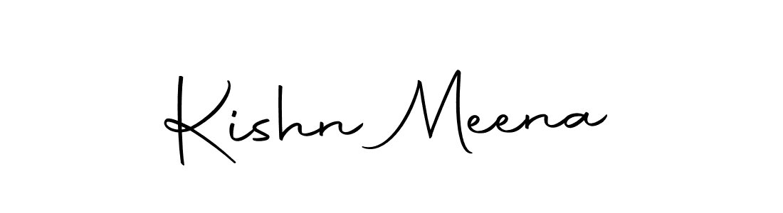 Autography-DOLnW is a professional signature style that is perfect for those who want to add a touch of class to their signature. It is also a great choice for those who want to make their signature more unique. Get Kishn Meena name to fancy signature for free. Kishn Meena signature style 10 images and pictures png