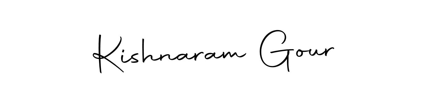 How to make Kishnaram Gour signature? Autography-DOLnW is a professional autograph style. Create handwritten signature for Kishnaram Gour name. Kishnaram Gour signature style 10 images and pictures png