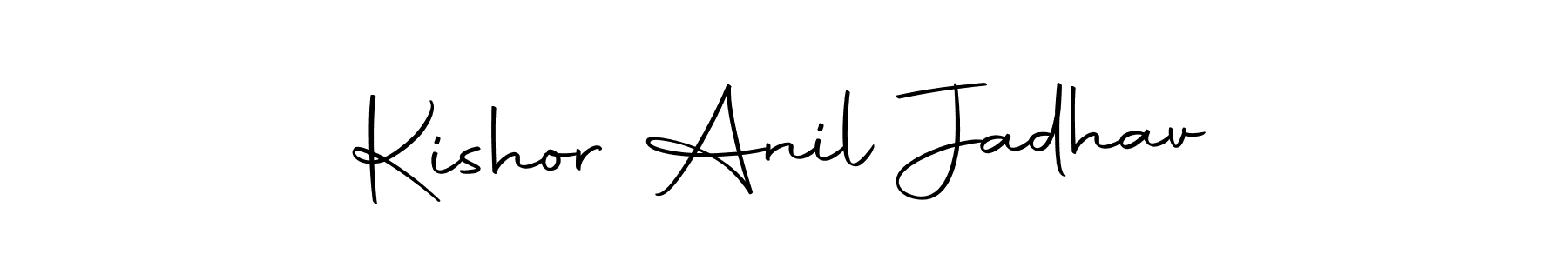 Here are the top 10 professional signature styles for the name Kishor Anil Jadhav. These are the best autograph styles you can use for your name. Kishor Anil Jadhav signature style 10 images and pictures png