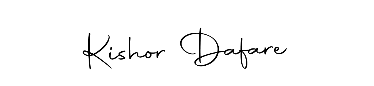 Similarly Autography-DOLnW is the best handwritten signature design. Signature creator online .You can use it as an online autograph creator for name Kishor Dafare. Kishor Dafare signature style 10 images and pictures png