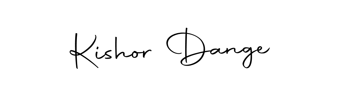Similarly Autography-DOLnW is the best handwritten signature design. Signature creator online .You can use it as an online autograph creator for name Kishor Dange. Kishor Dange signature style 10 images and pictures png