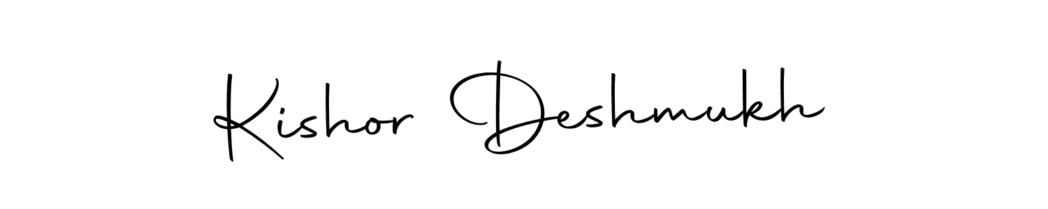 Use a signature maker to create a handwritten signature online. With this signature software, you can design (Autography-DOLnW) your own signature for name Kishor Deshmukh. Kishor Deshmukh signature style 10 images and pictures png