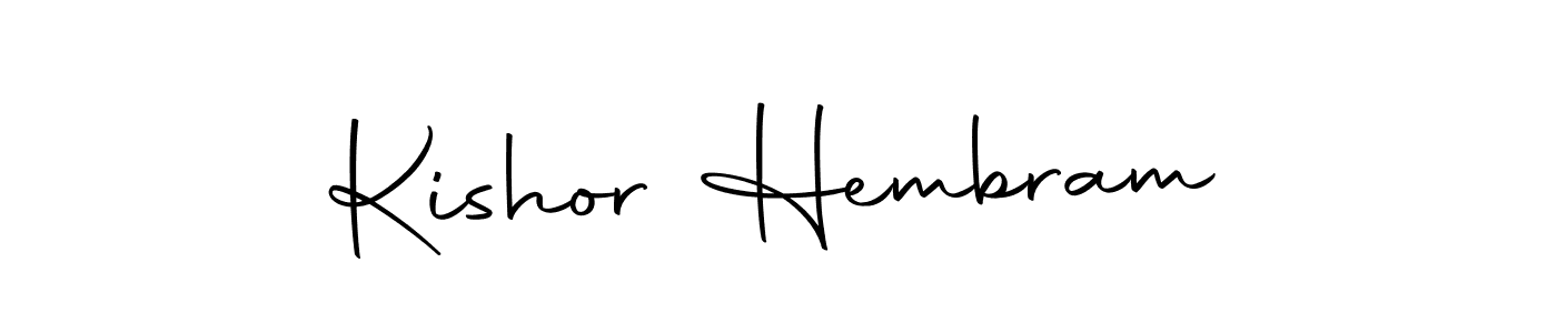 Kishor Hembram stylish signature style. Best Handwritten Sign (Autography-DOLnW) for my name. Handwritten Signature Collection Ideas for my name Kishor Hembram. Kishor Hembram signature style 10 images and pictures png