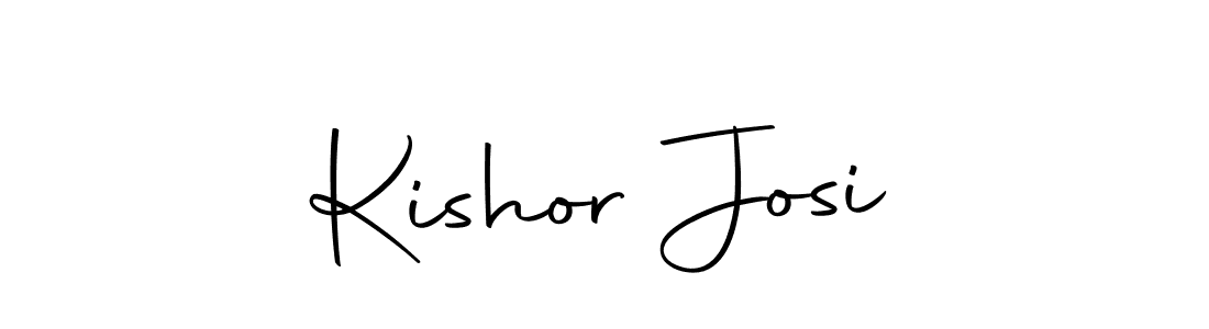 The best way (Autography-DOLnW) to make a short signature is to pick only two or three words in your name. The name Kishor Josi include a total of six letters. For converting this name. Kishor Josi signature style 10 images and pictures png