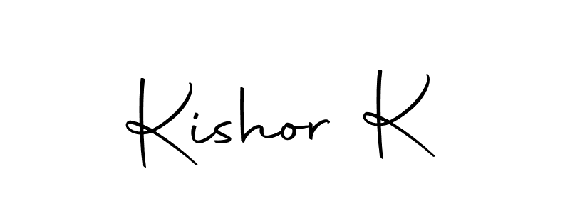 Here are the top 10 professional signature styles for the name Kishor K. These are the best autograph styles you can use for your name. Kishor K signature style 10 images and pictures png