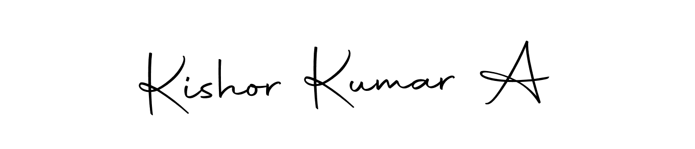 Similarly Autography-DOLnW is the best handwritten signature design. Signature creator online .You can use it as an online autograph creator for name Kishor Kumar A. Kishor Kumar A signature style 10 images and pictures png