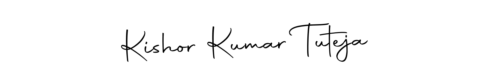 Make a short Kishor Kumar Tuteja signature style. Manage your documents anywhere anytime using Autography-DOLnW. Create and add eSignatures, submit forms, share and send files easily. Kishor Kumar Tuteja signature style 10 images and pictures png