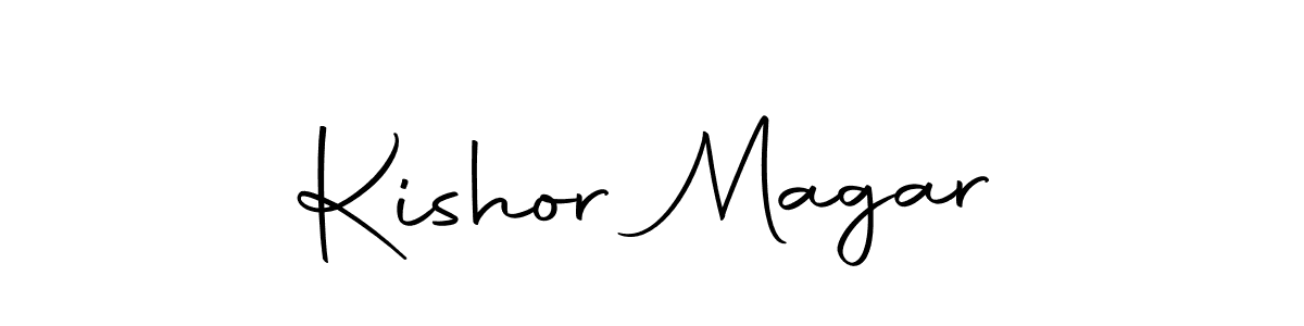 if you are searching for the best signature style for your name Kishor Magar. so please give up your signature search. here we have designed multiple signature styles  using Autography-DOLnW. Kishor Magar signature style 10 images and pictures png