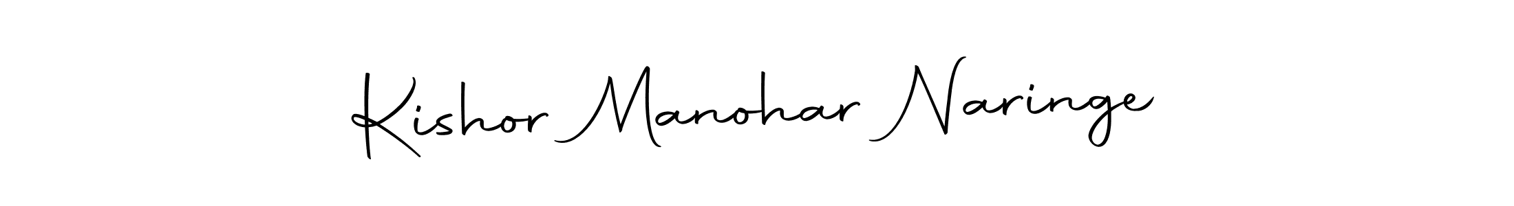Design your own signature with our free online signature maker. With this signature software, you can create a handwritten (Autography-DOLnW) signature for name Kishor Manohar Naringe. Kishor Manohar Naringe signature style 10 images and pictures png