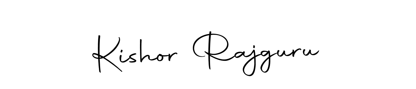 The best way (Autography-DOLnW) to make a short signature is to pick only two or three words in your name. The name Kishor Rajguru include a total of six letters. For converting this name. Kishor Rajguru signature style 10 images and pictures png