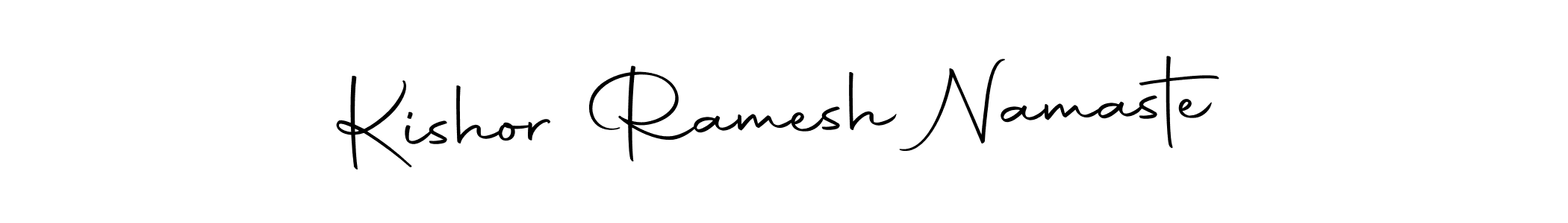 The best way (Autography-DOLnW) to make a short signature is to pick only two or three words in your name. The name Kishor Ramesh Namaste include a total of six letters. For converting this name. Kishor Ramesh Namaste signature style 10 images and pictures png