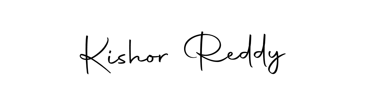 How to make Kishor Reddy signature? Autography-DOLnW is a professional autograph style. Create handwritten signature for Kishor Reddy name. Kishor Reddy signature style 10 images and pictures png