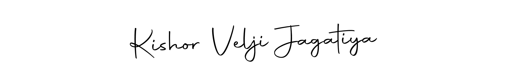 if you are searching for the best signature style for your name Kishor Velji Jagatiya. so please give up your signature search. here we have designed multiple signature styles  using Autography-DOLnW. Kishor Velji Jagatiya signature style 10 images and pictures png