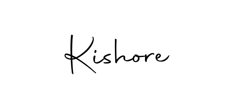 You should practise on your own different ways (Autography-DOLnW) to write your name (Kishore ) in signature. don't let someone else do it for you. Kishore  signature style 10 images and pictures png