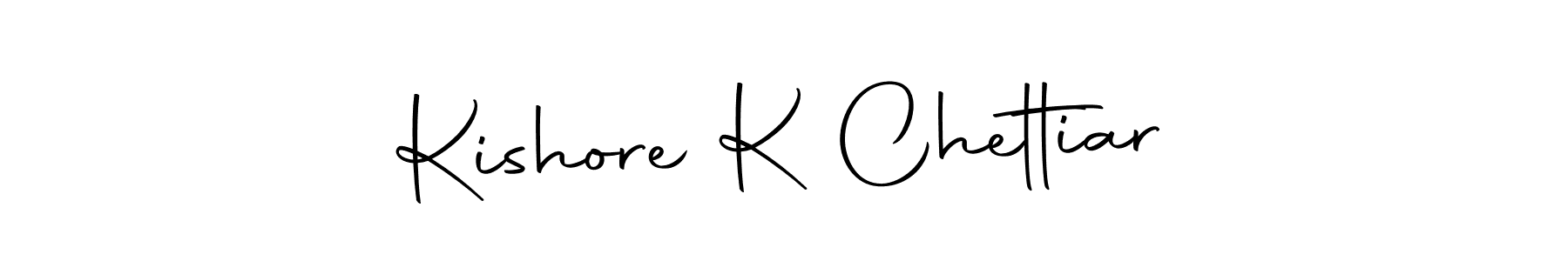 It looks lik you need a new signature style for name Kishore K Chettiar. Design unique handwritten (Autography-DOLnW) signature with our free signature maker in just a few clicks. Kishore K Chettiar signature style 10 images and pictures png