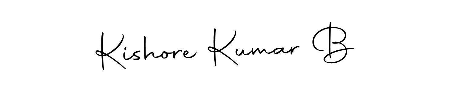 Make a beautiful signature design for name Kishore Kumar B. Use this online signature maker to create a handwritten signature for free. Kishore Kumar B signature style 10 images and pictures png