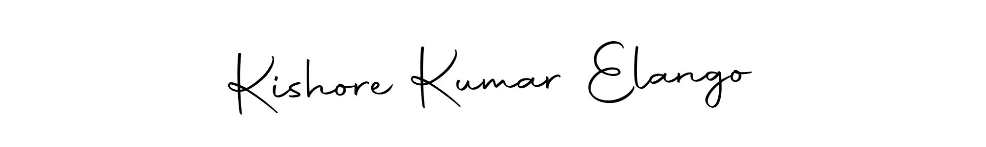 Also we have Kishore Kumar Elango name is the best signature style. Create professional handwritten signature collection using Autography-DOLnW autograph style. Kishore Kumar Elango signature style 10 images and pictures png