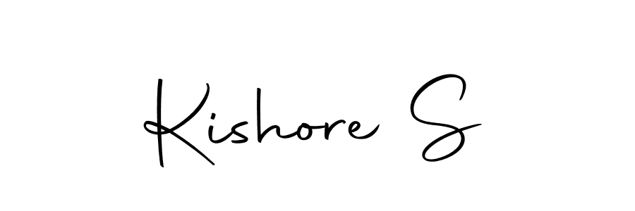 The best way (Autography-DOLnW) to make a short signature is to pick only two or three words in your name. The name Kishore S include a total of six letters. For converting this name. Kishore S signature style 10 images and pictures png