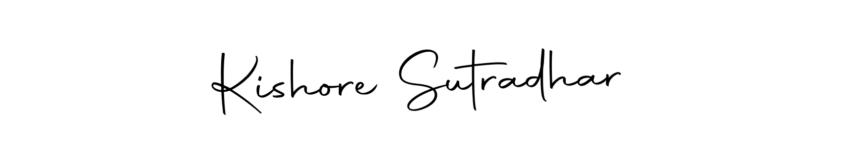 Design your own signature with our free online signature maker. With this signature software, you can create a handwritten (Autography-DOLnW) signature for name Kishore Sutradhar. Kishore Sutradhar signature style 10 images and pictures png