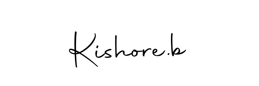 Make a short Kishore.b signature style. Manage your documents anywhere anytime using Autography-DOLnW. Create and add eSignatures, submit forms, share and send files easily. Kishore.b signature style 10 images and pictures png